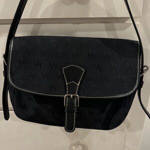 Black Dooney & Bourke Shoulder Bag with Buckle
